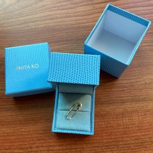 Anita Ko Diamond Safety Pin Earring